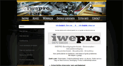 Desktop Screenshot of iwepro.nl